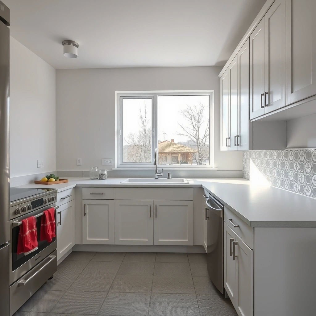 After: Clean new kitchen