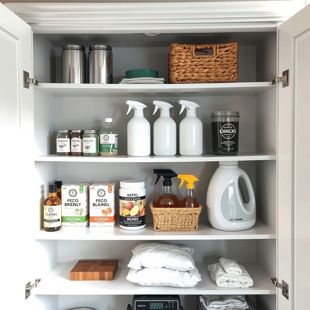 After: Organized pantry