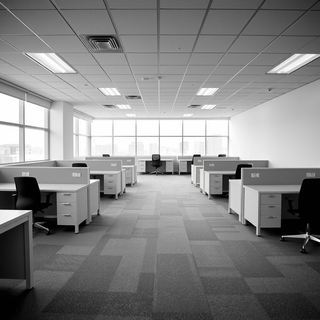 After: Clean workstations