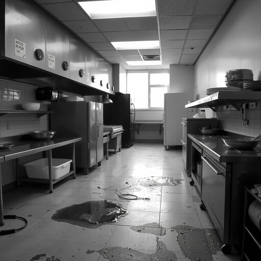 Before: Restaurant kitchen deep clean