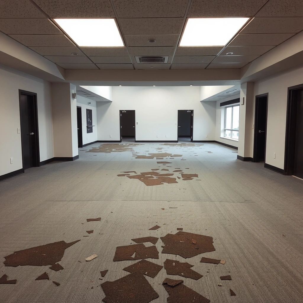 Before: Office lobby transformation